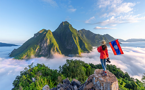 A secret village in Nong Khiaw, Laos